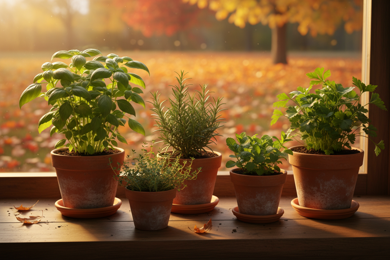 How to Keep a Thriving Herb Garden Going Indoors as Autumn Arrives