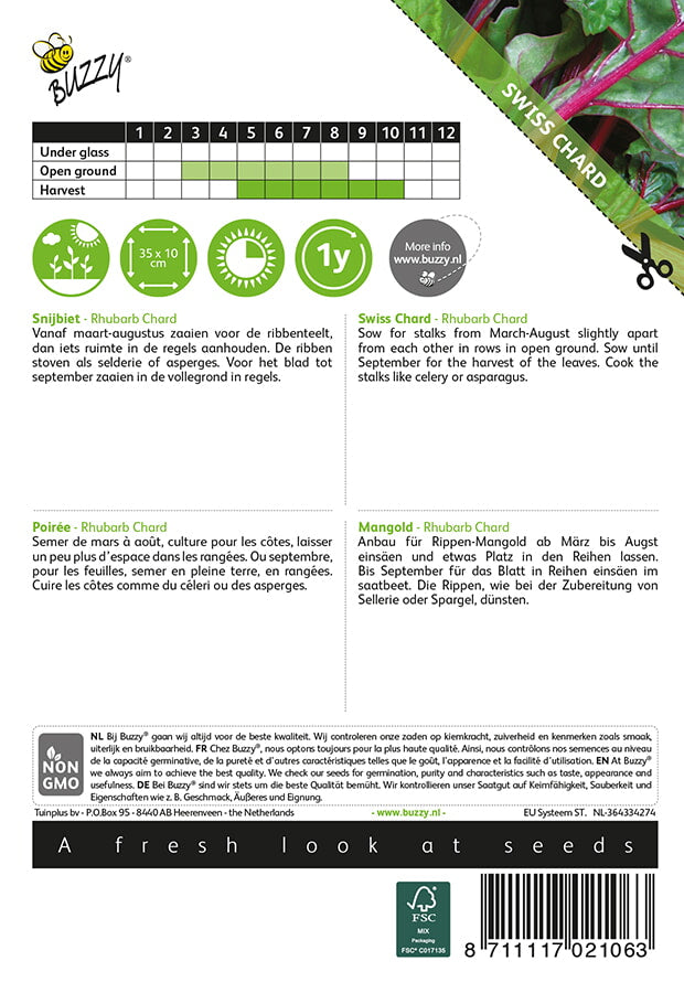 Blitva – Rhubarb – 5 g