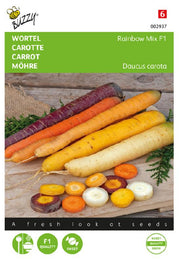 Carrot - Rainbow Mix F1 - 400 Seeds