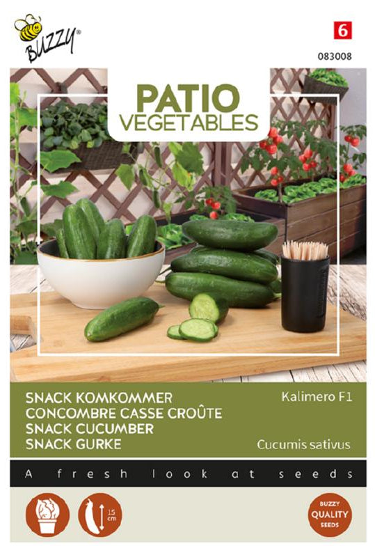 Snack Cucumber - Kalimero F1 - 6 Seeds