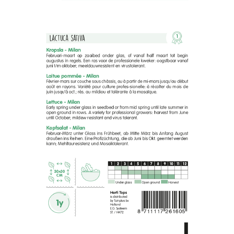 Zelena Salata - Milan - 0,75 g