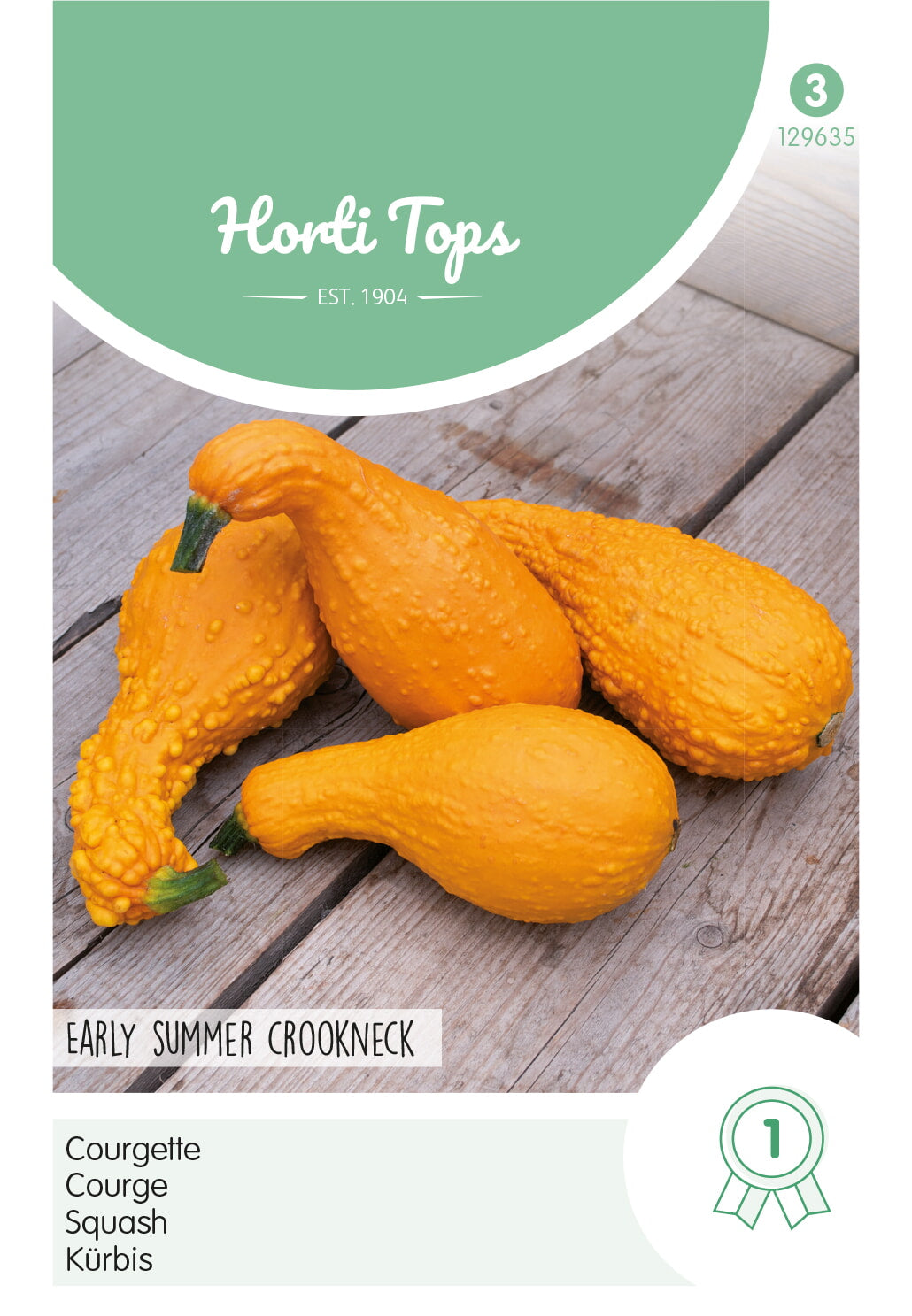 Tikvica - Early Summer Crookneck - 2,5 g