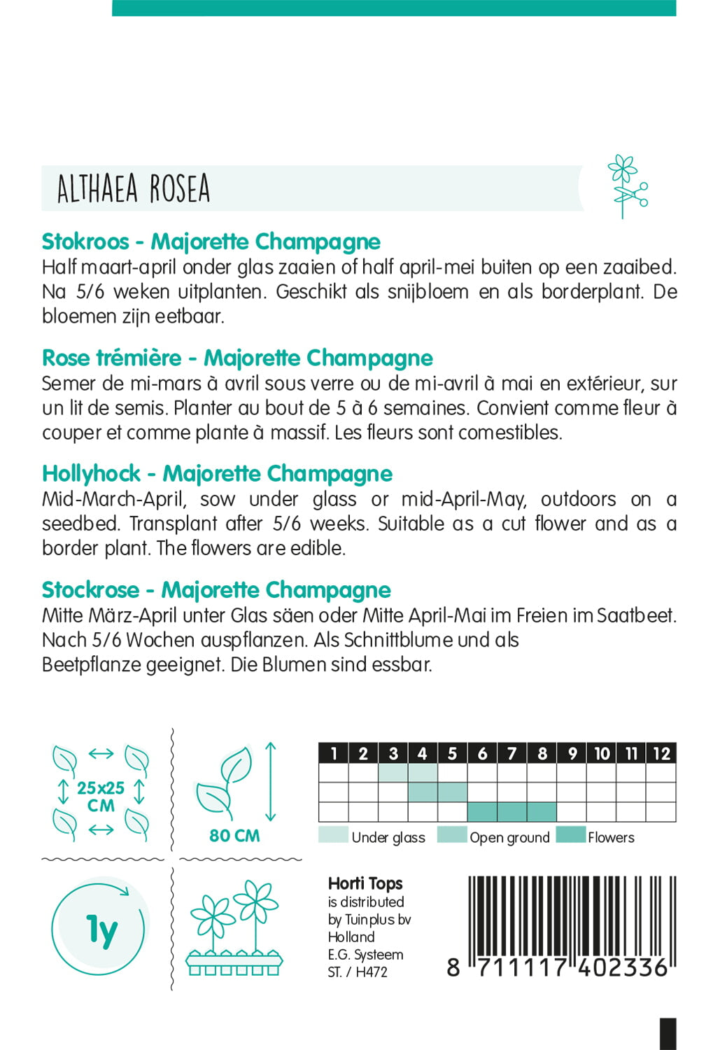 Sljezovac - Majorette Champagne - 1g