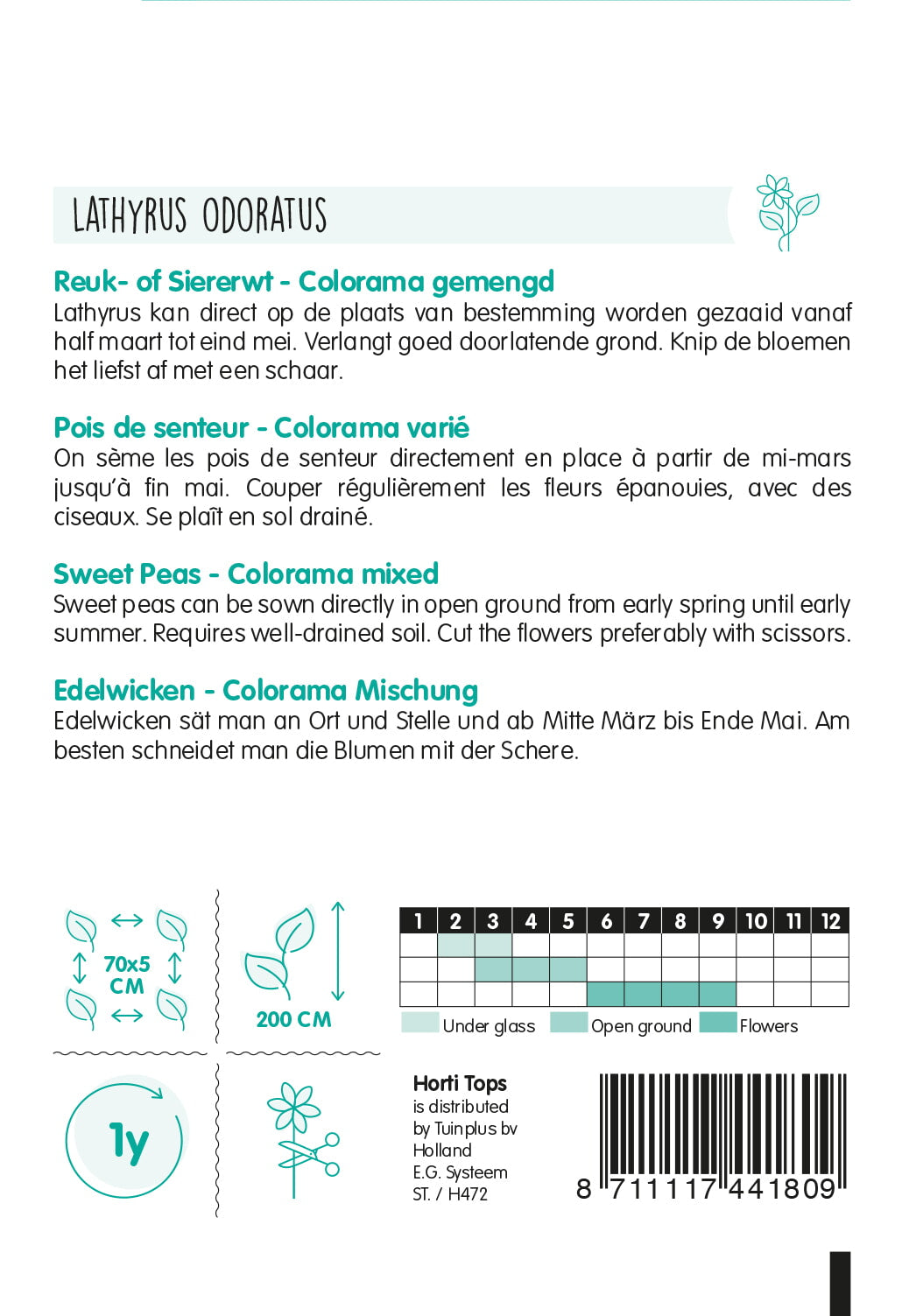 Mirisna grahorica – Colorama – 5 g