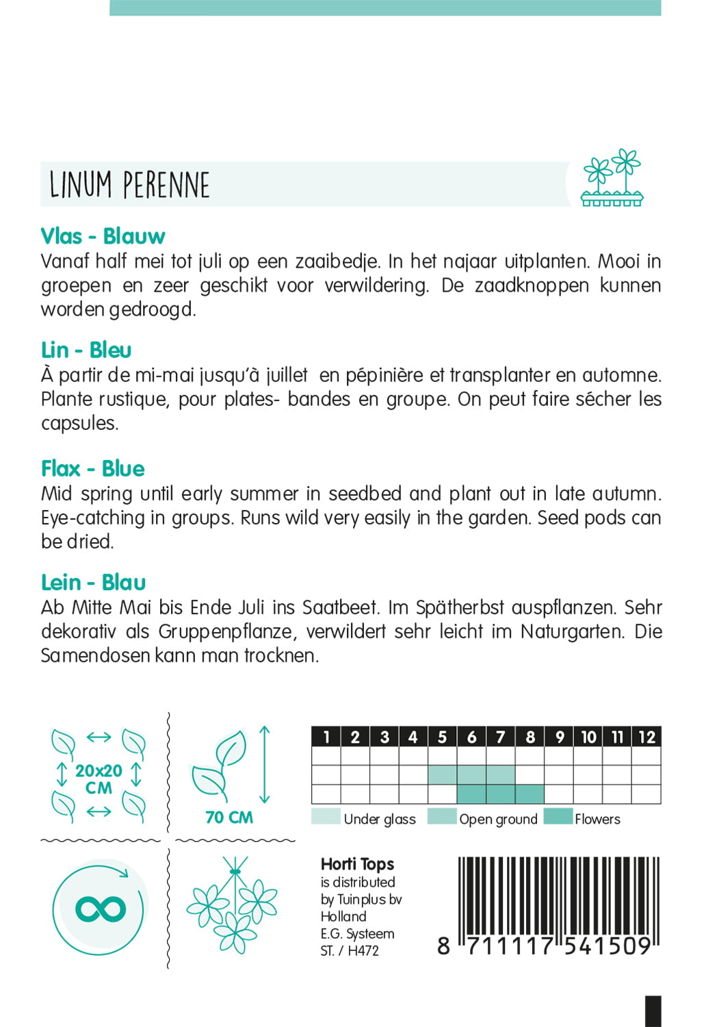 Plavi lan – Linum – 1 g