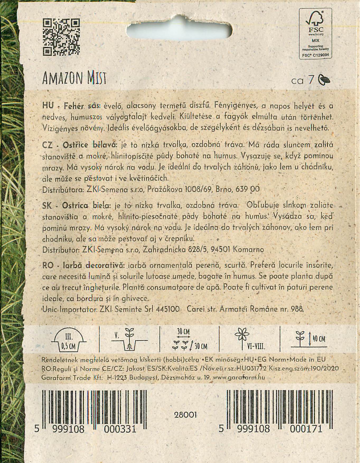 Bijela Šašika - Amazonova Magla - 7 Sjemenki