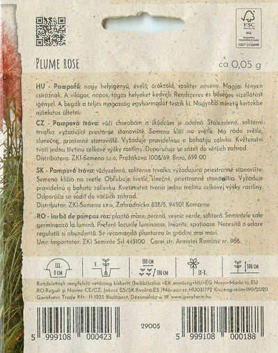Pampass Plume - Pink - 0,05g