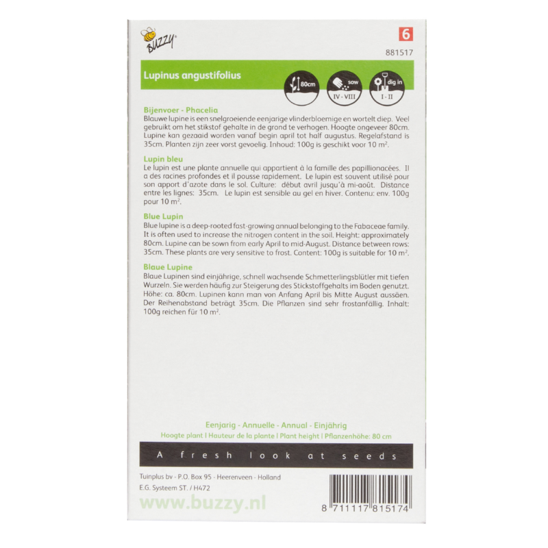 Zelena Gnojidba - Plava lupina - 100 g - 10 m2