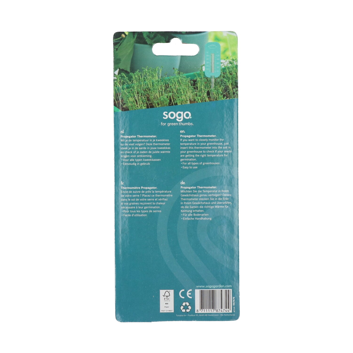 Propagator Thermometer