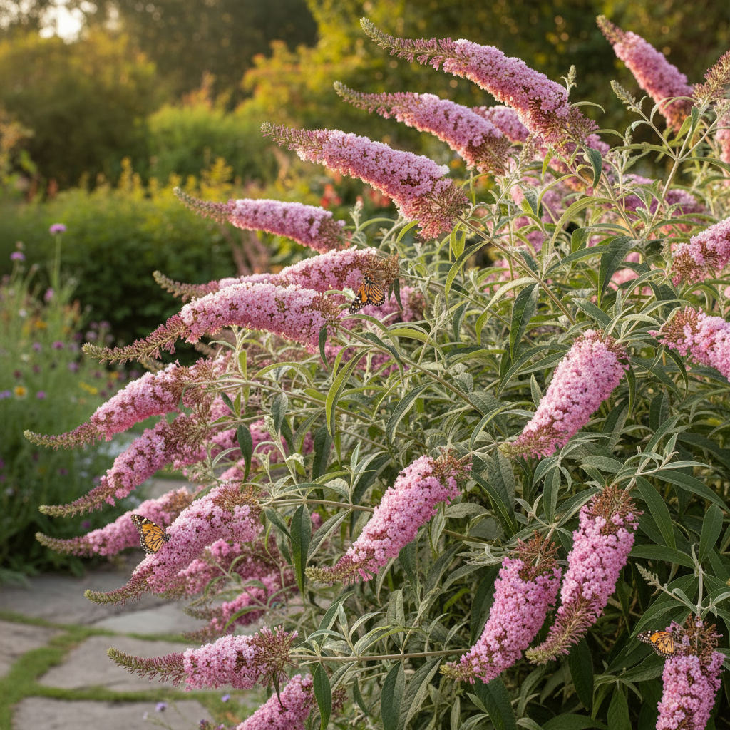 Butterfly Bush - Pink Delight-1