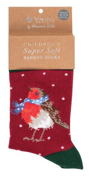 Children's Socks - Robin - Season's Tweetings - 23-26-1