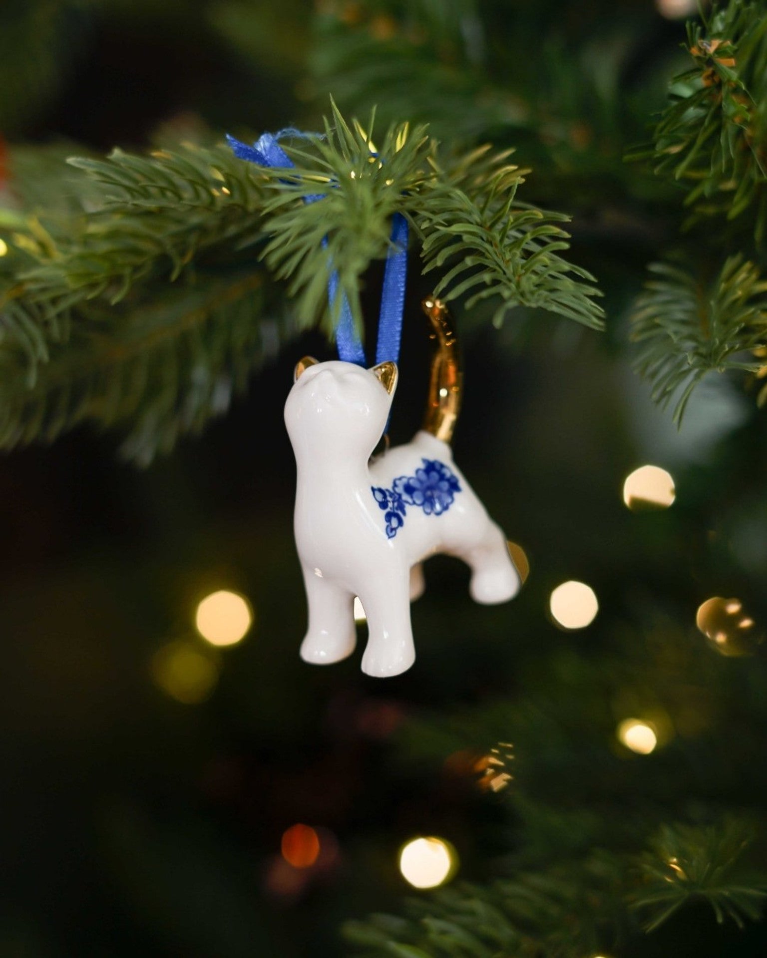 Christmas Ornament - Begging Cat - 6,5 cm-2