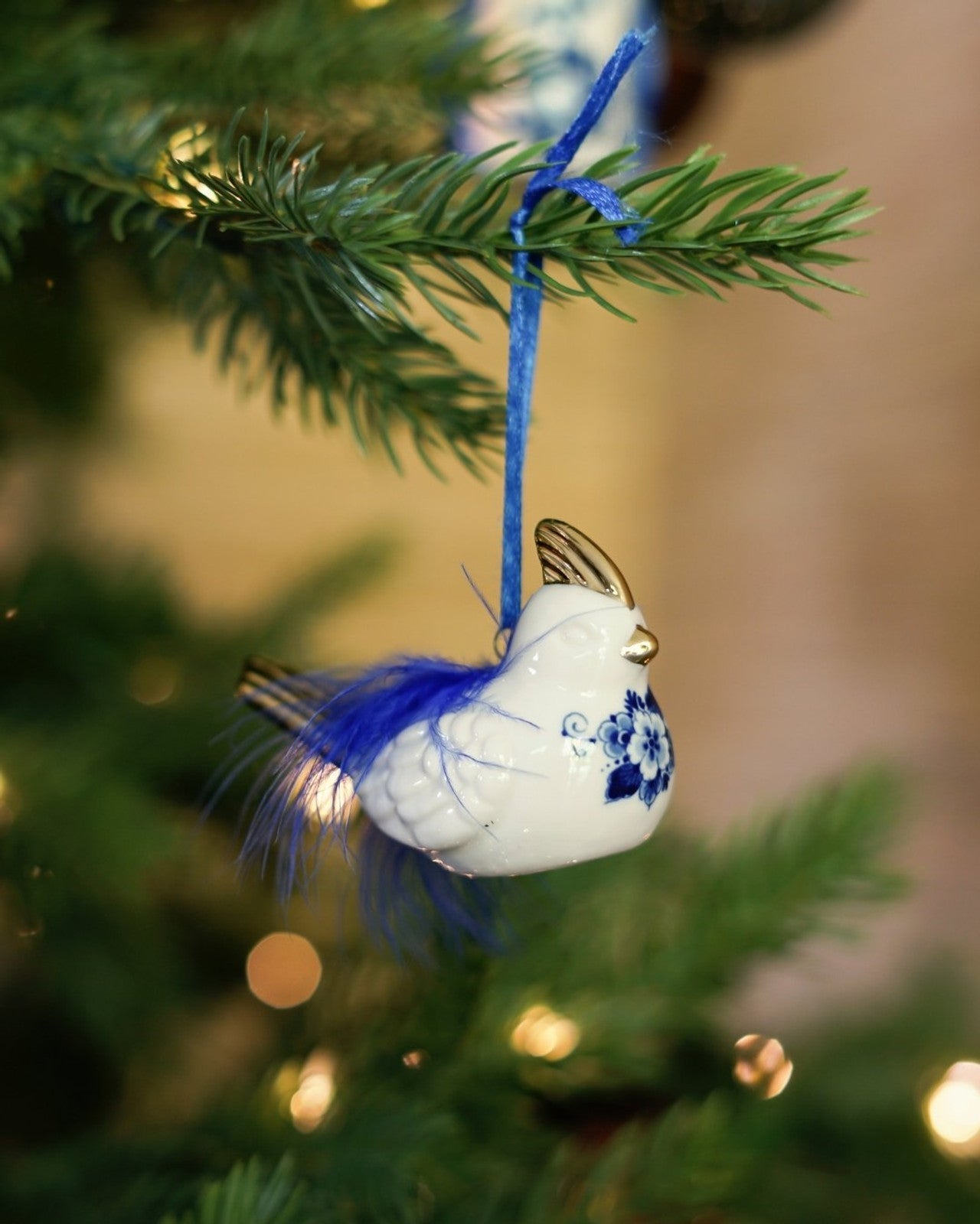 Christmas Ornament - Rooster with Feather-2