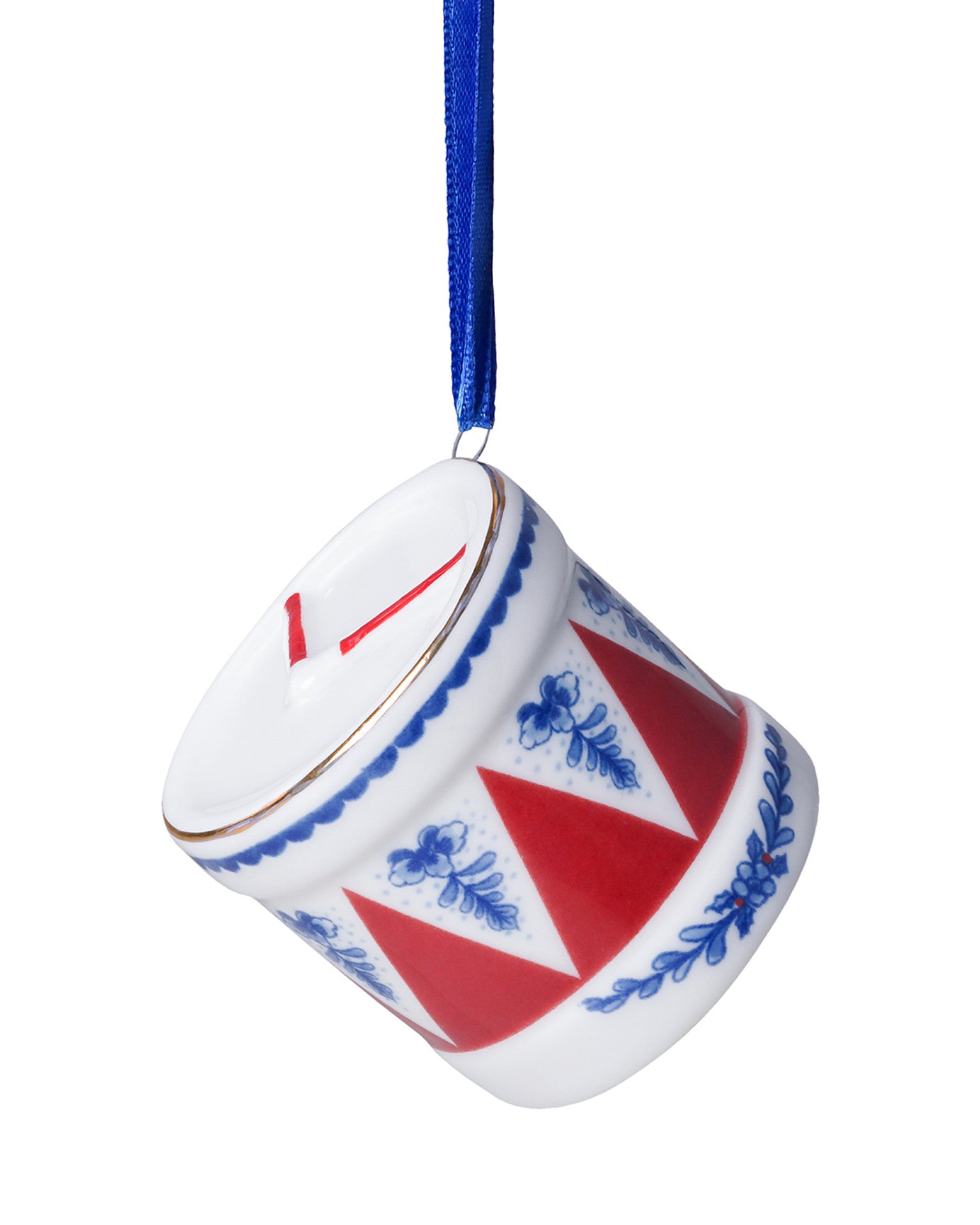 Christmas Ornament Drum - Vintage - 9 cm-1