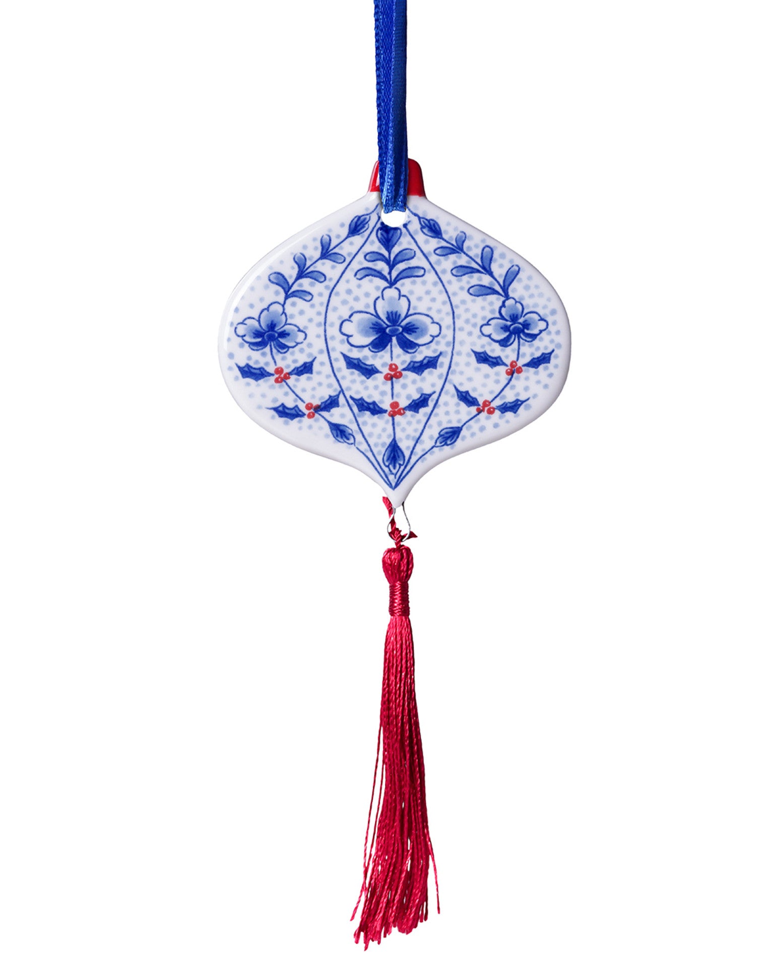 Christmas Ornament Flat Onion - Vintage - 7 cm-1
