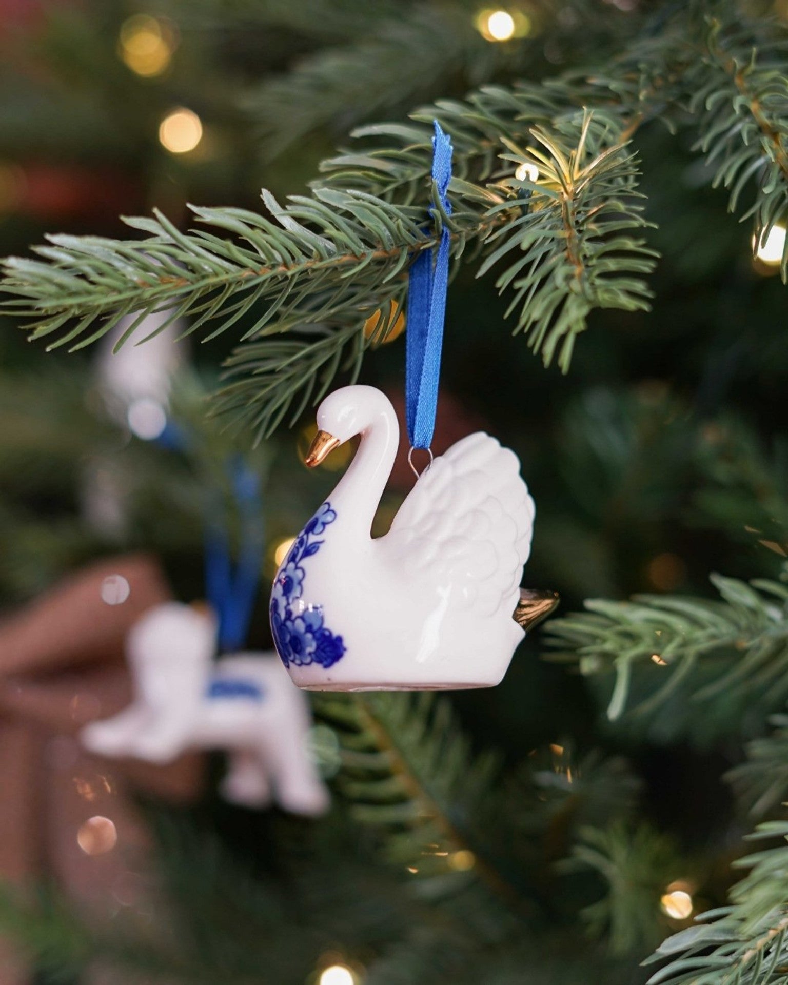 Christmas Ornament Swan - 4 cm-2