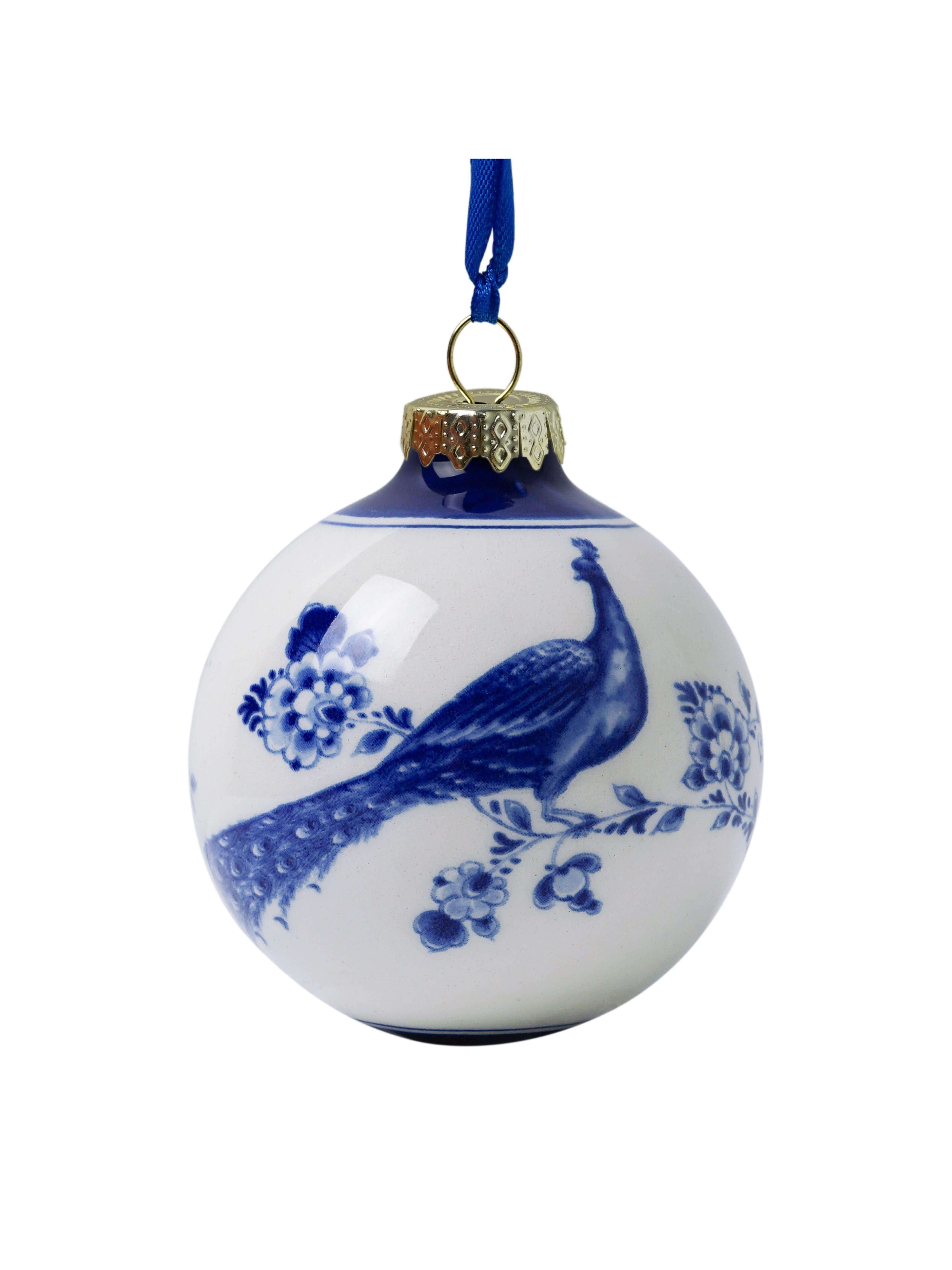 Christmas Bauble - Peacock - 7 cm
