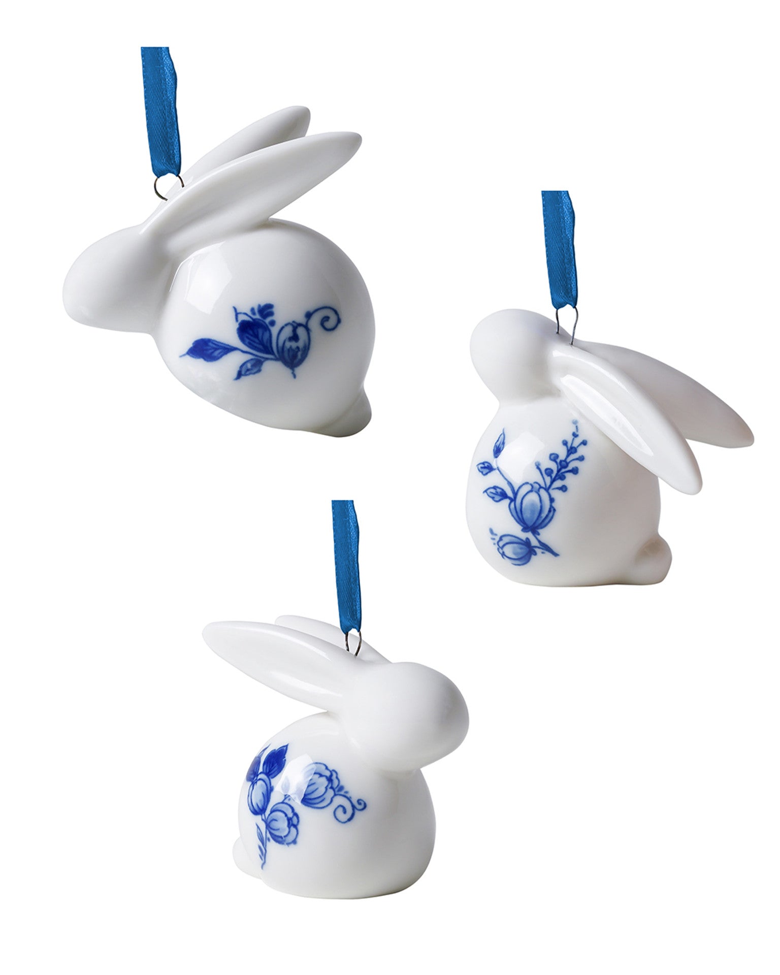 Easter Rabbit Pendant - 6 cm - Set of 3-1