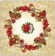 Tablecloth Round Gold - 135