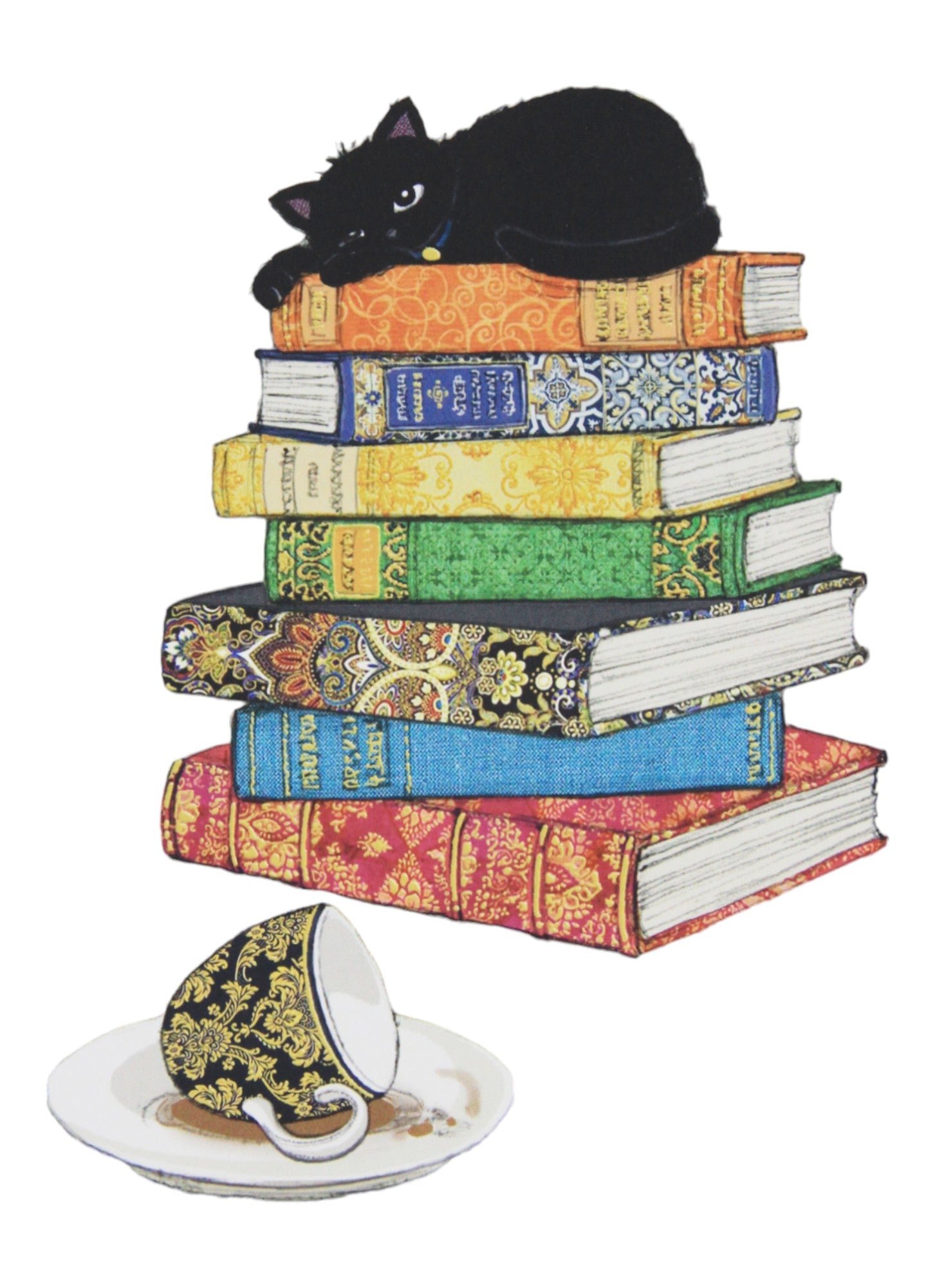 A5 Bilježnica - Mačka na Knjigama