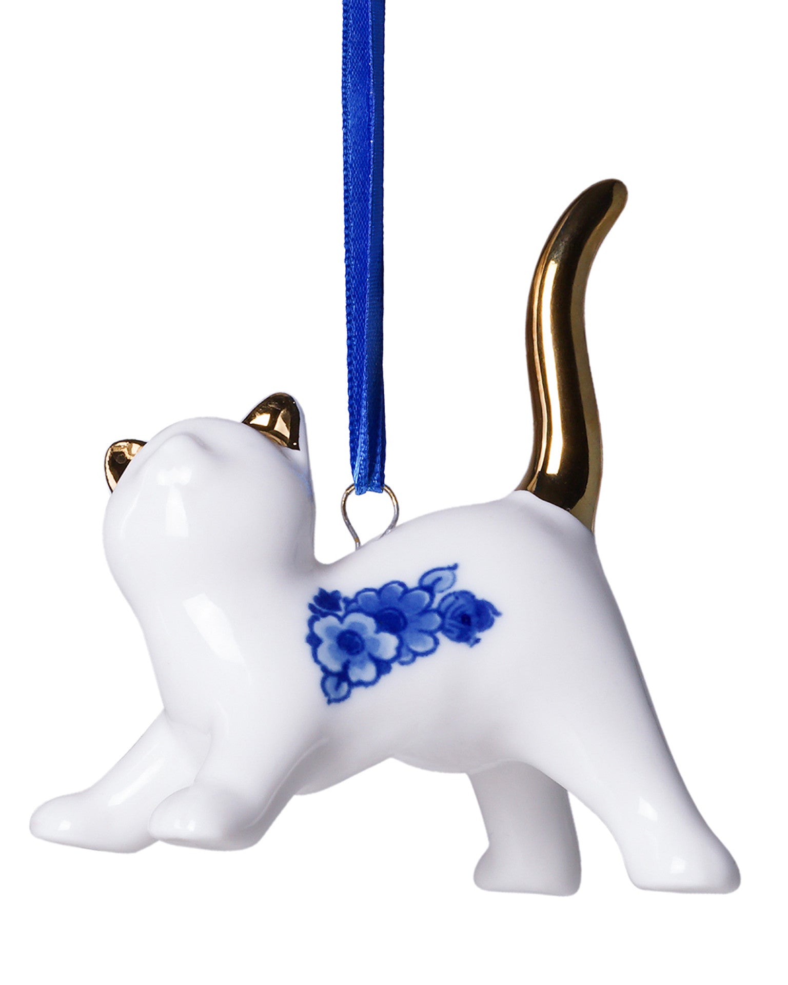 Christmas Ornament - Playful Cat - 7 cm
