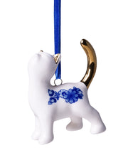 Christmas Ornament - Begging Cat - 6,5 cm