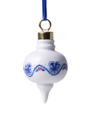 Round Christmas Ornament - Vintage - 9 cm