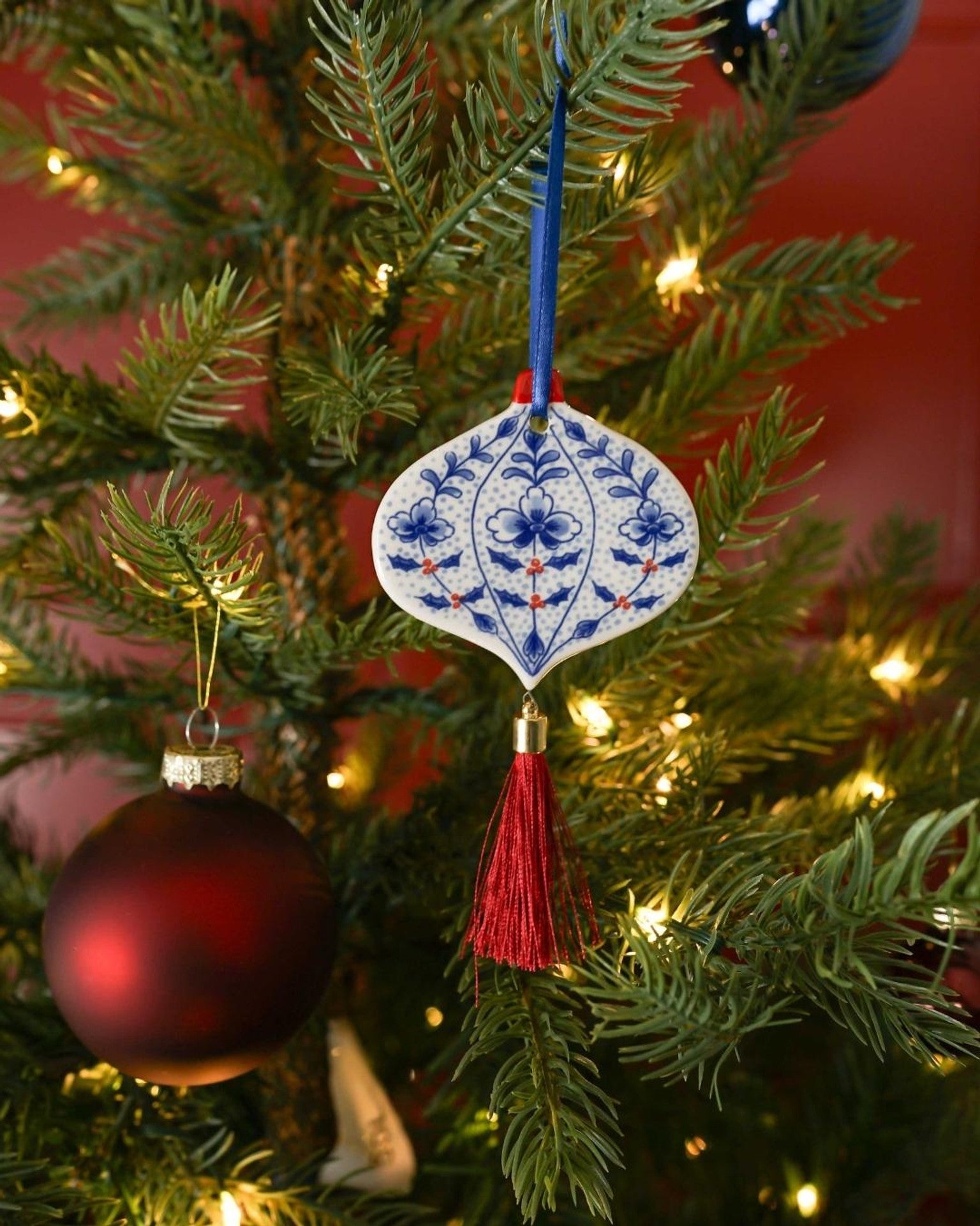 Božićna Ukras - Luk - Vintage - 7 cm