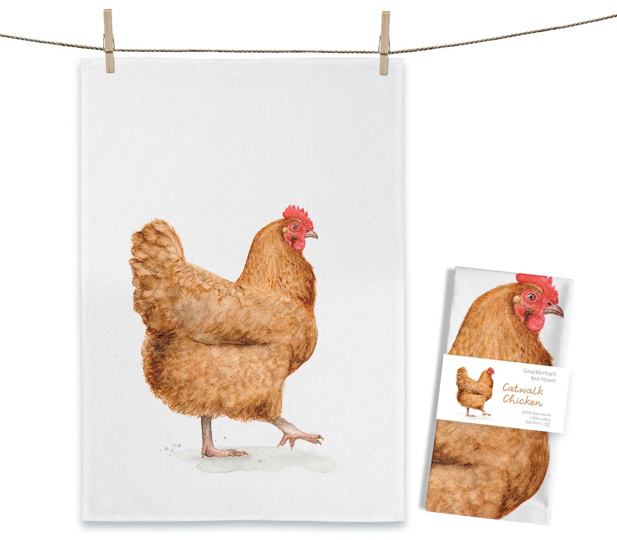 Kuhinjska Krpa - Catwalk Chicken