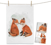 Tea Towel - Fox Friends