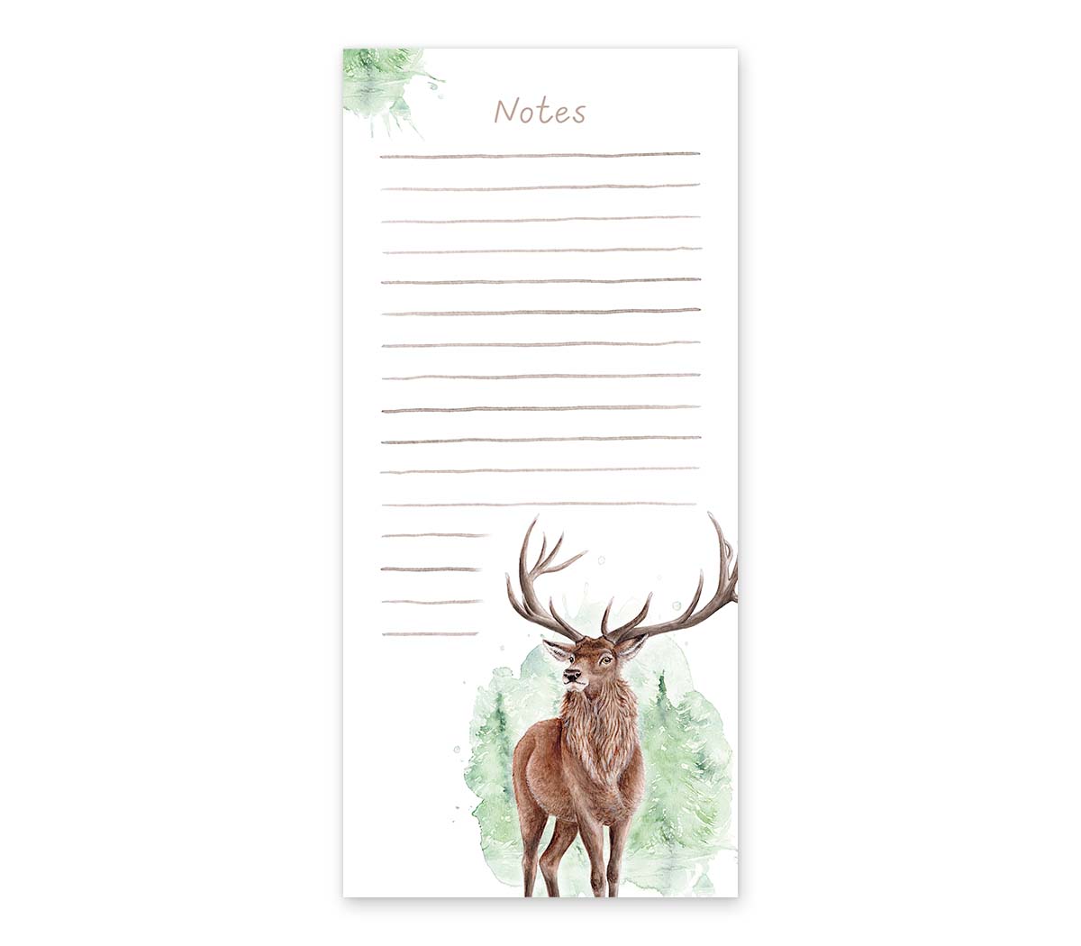 Notepad - Forest Deer