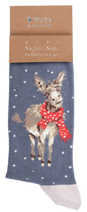 Men's Socks - Donkey - All Wrapped Up-1