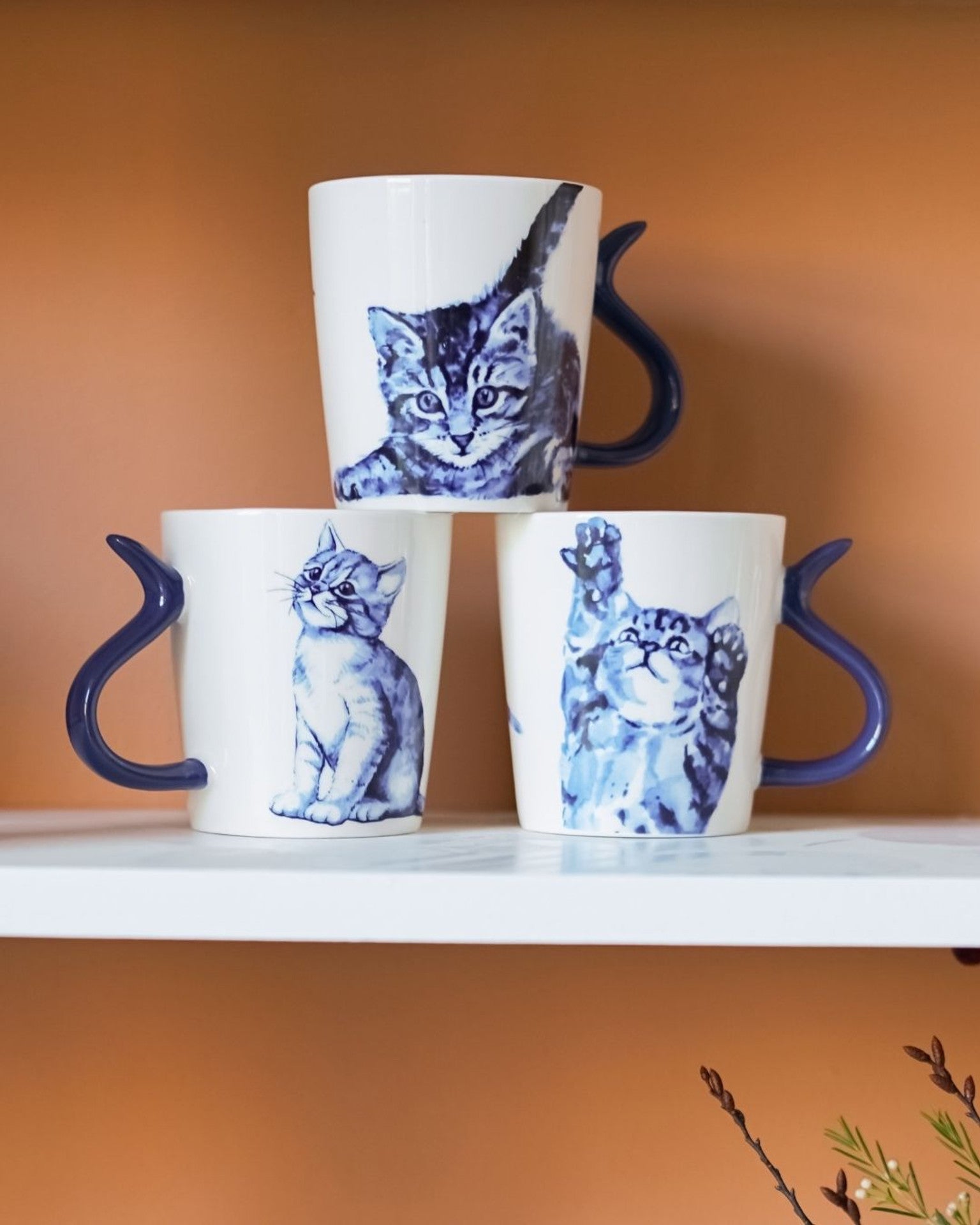 Mug - Reaching Cat - 300 ml-3
