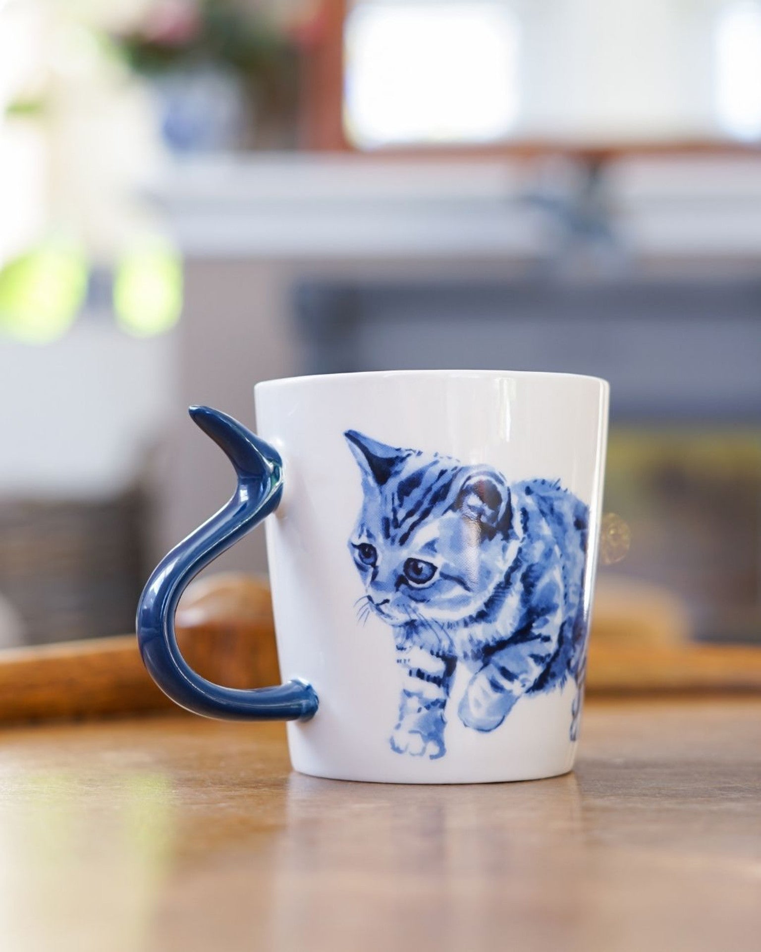 Mug - Reaching Cat - 300 ml-4