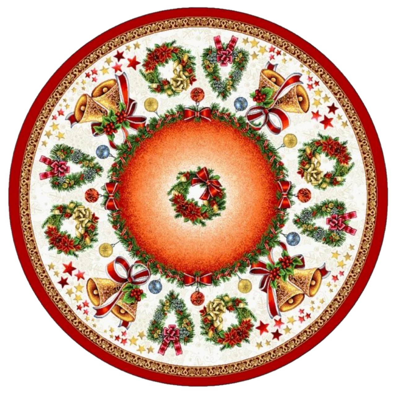 Tablecloth Round Nativity - 135