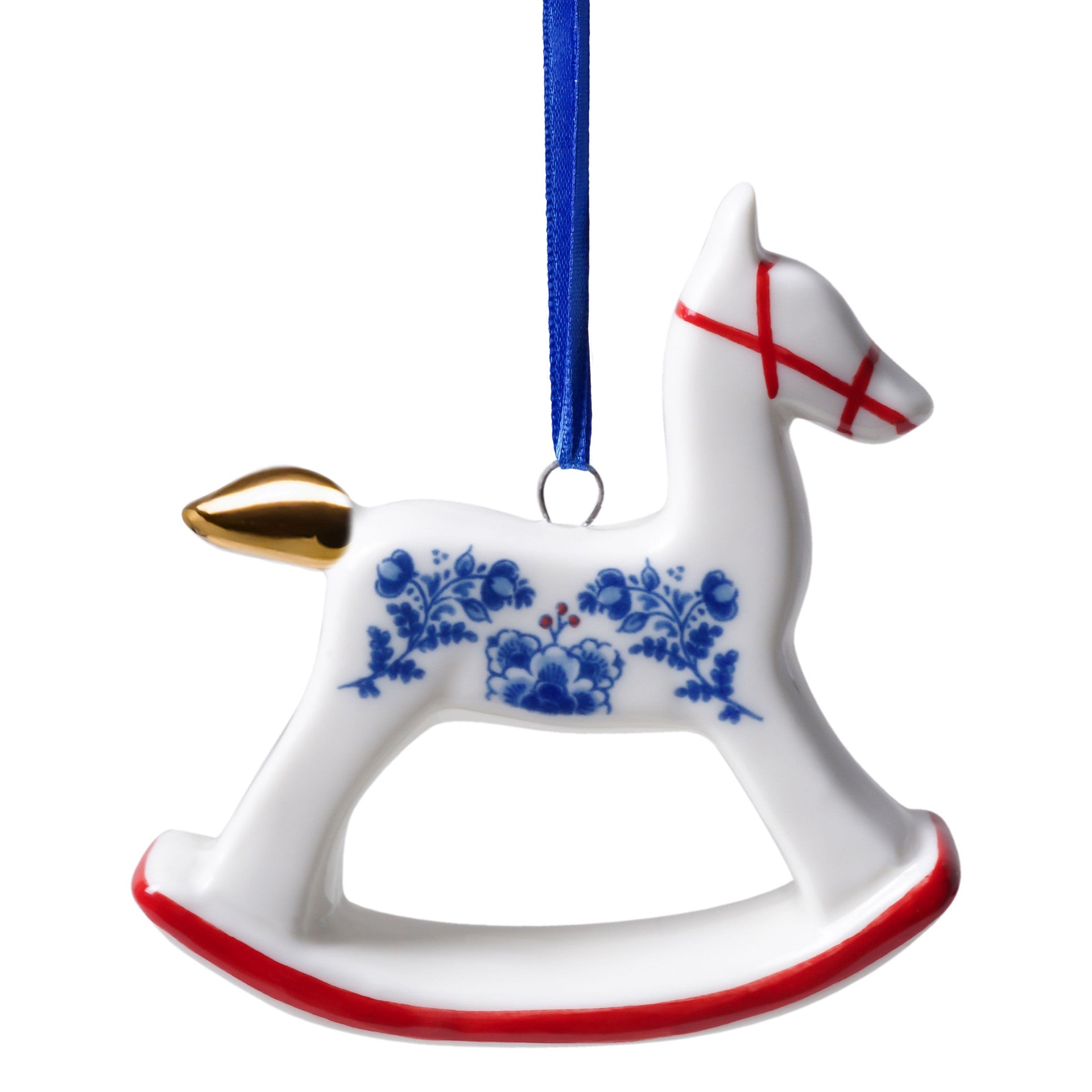 Rocking Horse Christmas Ornament - Vintage - 6 cm-1