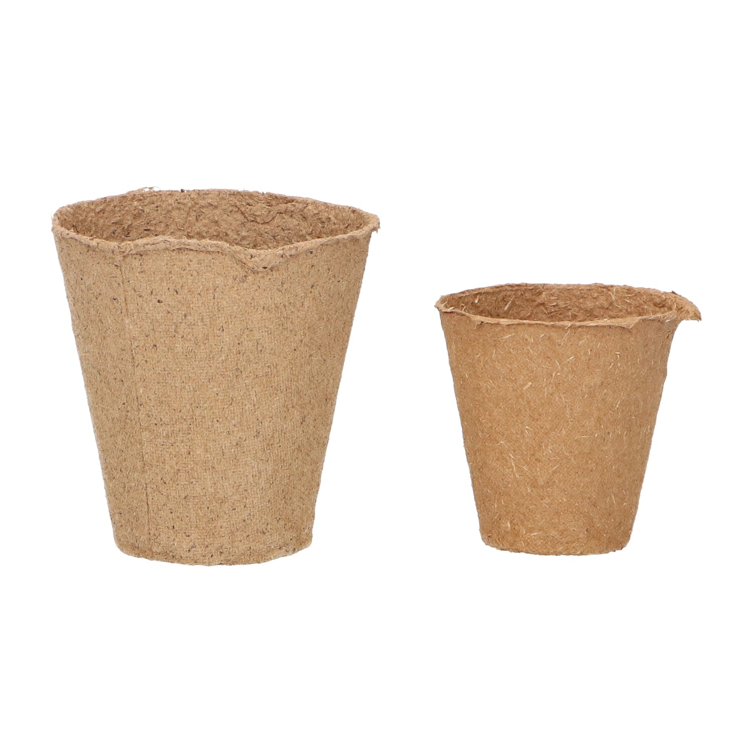 Round Organic Pots - 8 cm - 10 pcs-1