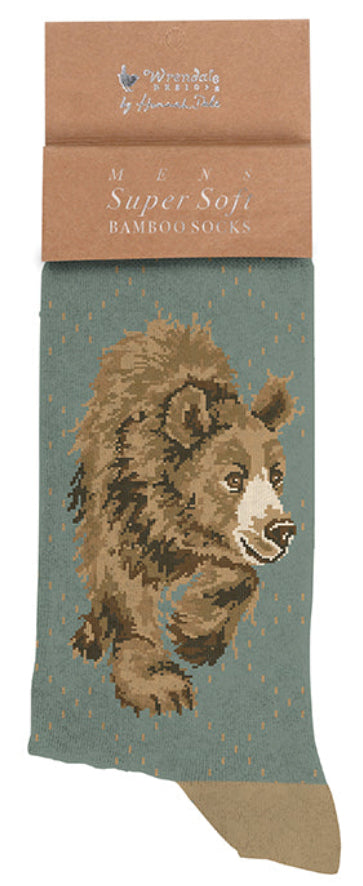 Men's Socks - Bear - In My Footsteps