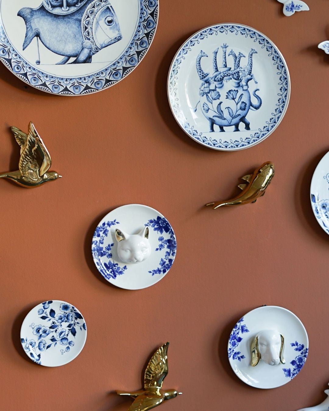 3D Zidna Ploča - Mačka - 20 cm