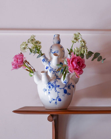 Trostruka Tikvasta Vaza za Tulipane - Orchidee - 35 cm