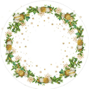 Tablecloth Round Tinsel - 135
