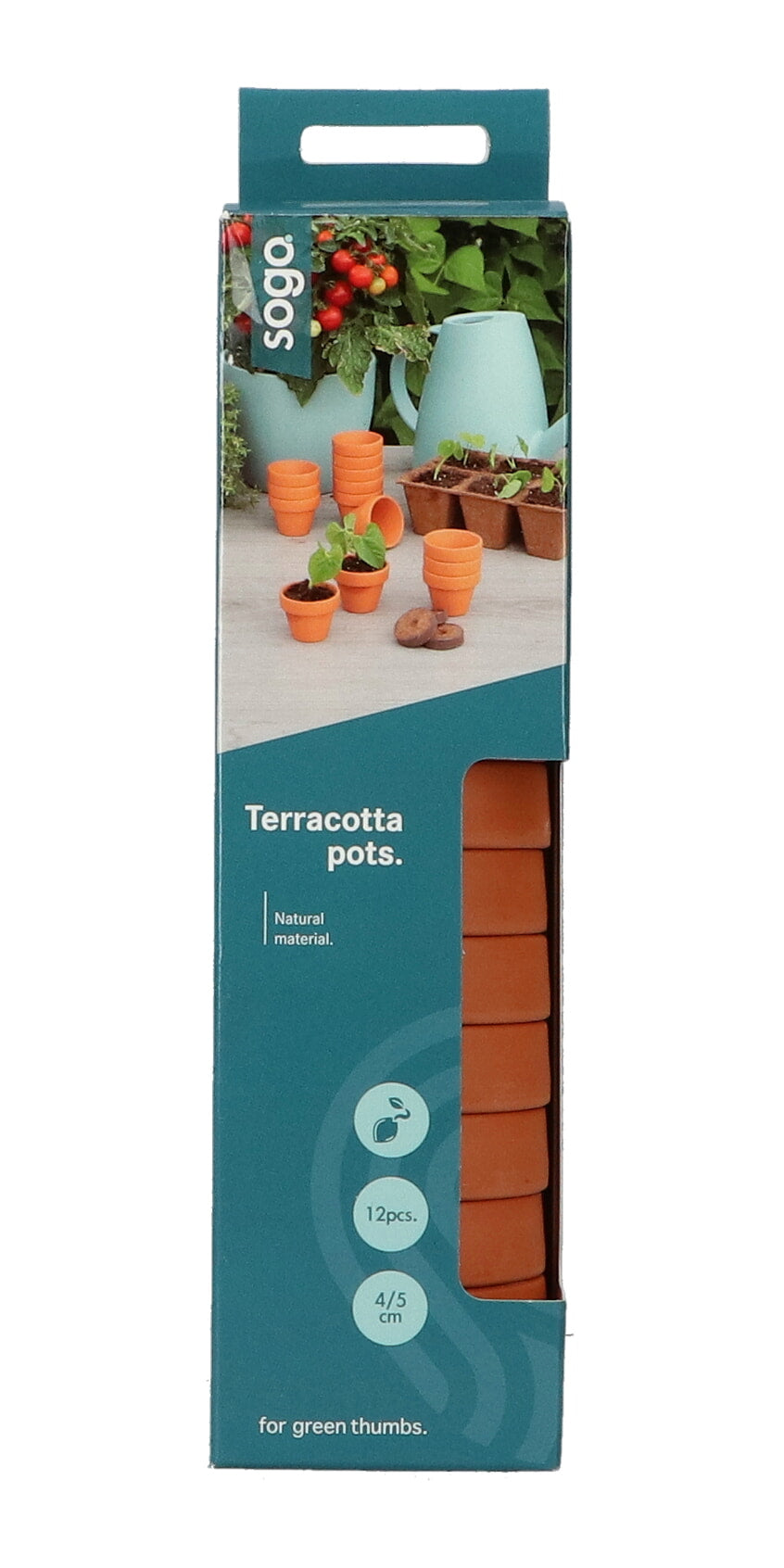 Terracotta Pots - 4/5 cm - 12 pcs-4