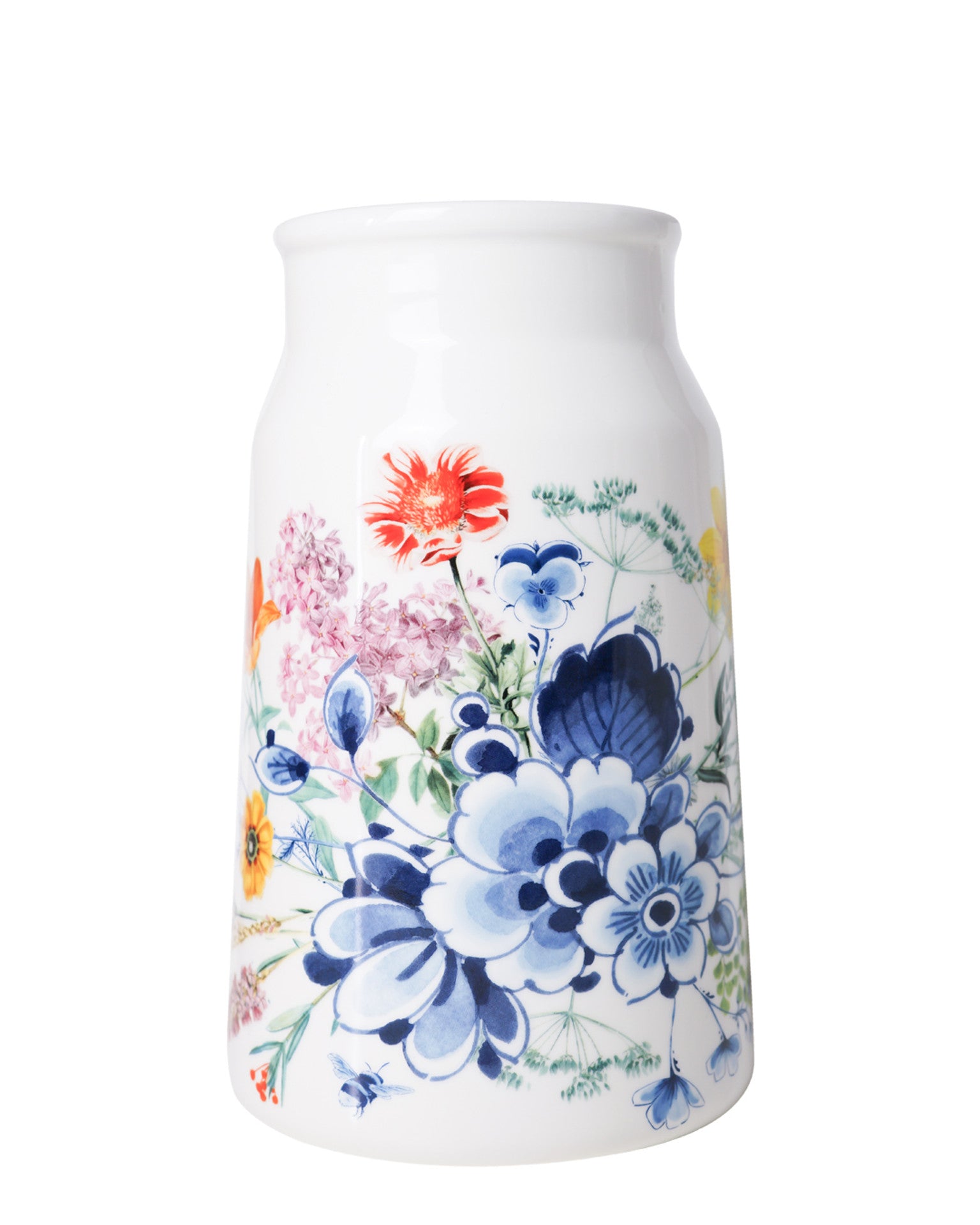 Vaza u Obliku Kante za Mlijeko - Cvjetni Vrt - 25,5 cm