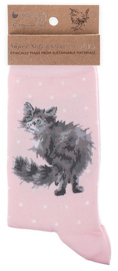 Women's Socks - Cat - Glamour Puss-1