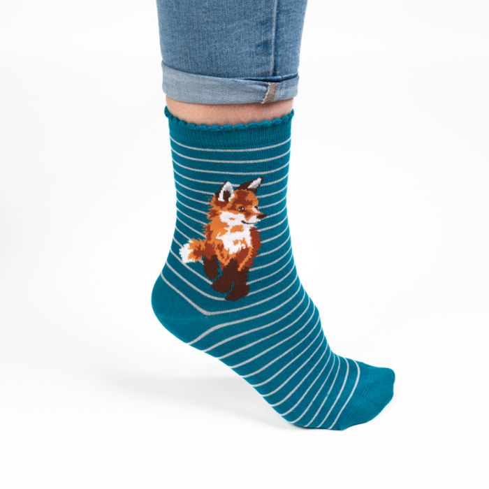 Women's Socks - Fox - Born to be Wild-2