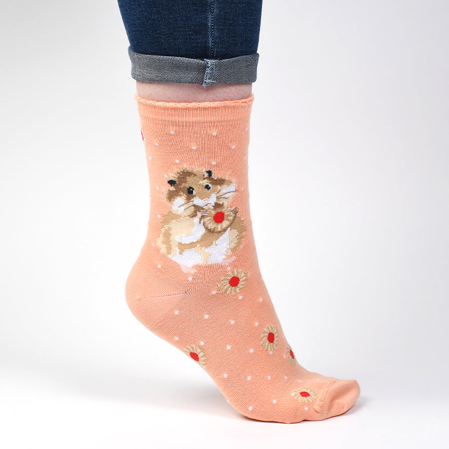Women's Socks - Hamster - Diet Starts Tomorrow-2
