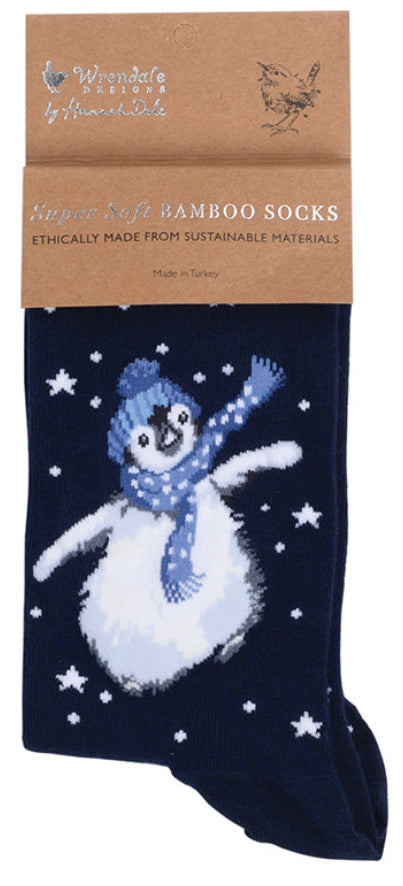 Women's Socks - Penguin - Winter Wonderland-1