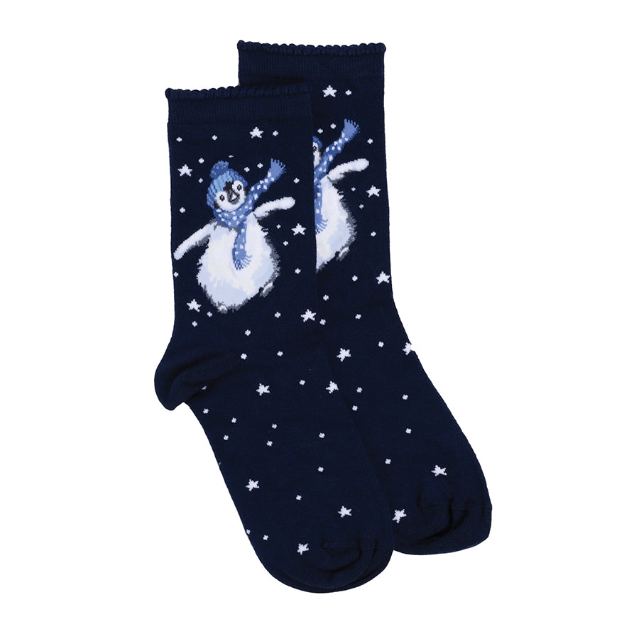 Women's Socks - Penguin - Winter Wonderland-4