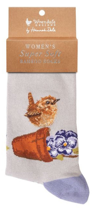 Women's Socks - Wren - Pottering About-1