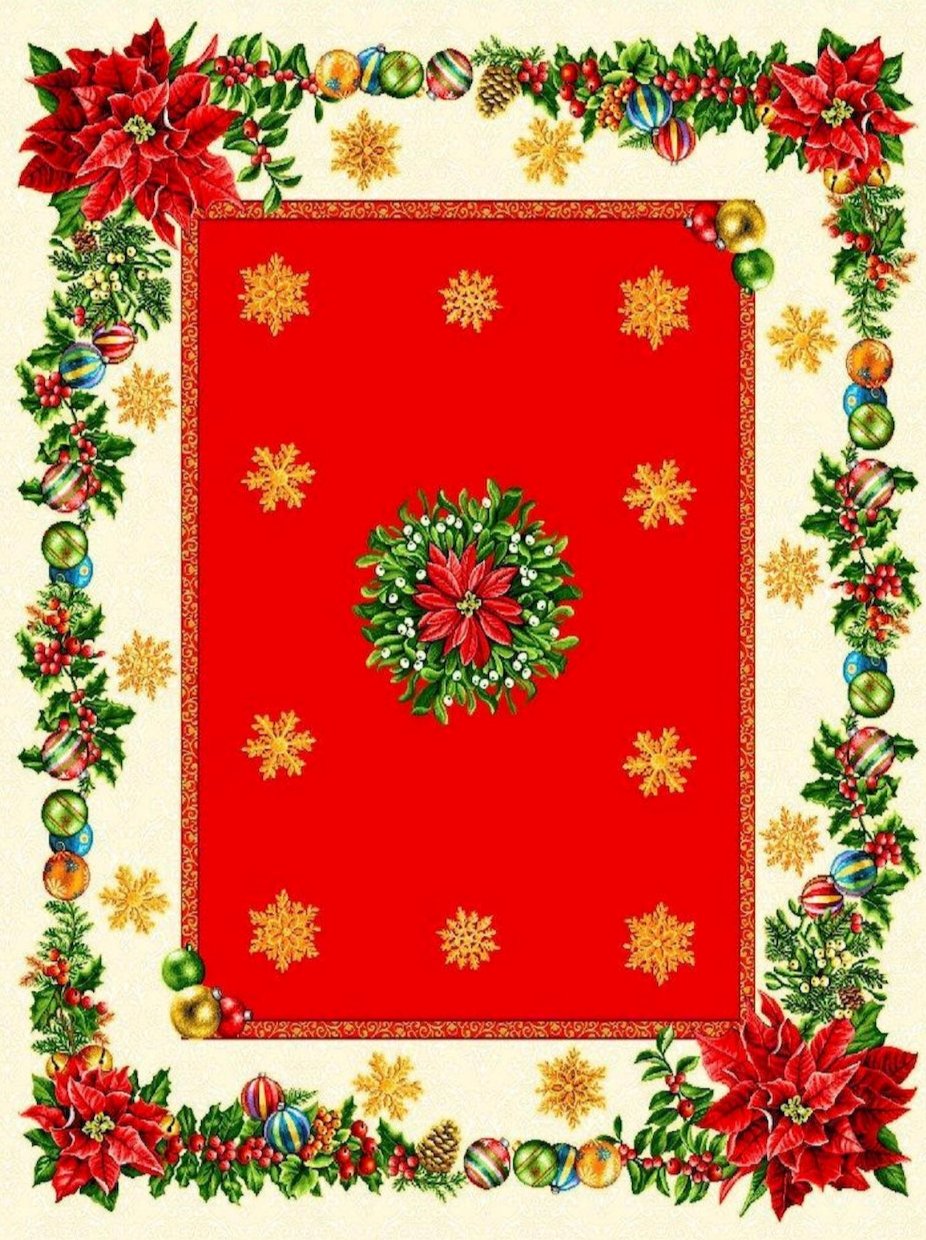 Tablecloth 'Yule' 01 - 135 x 215